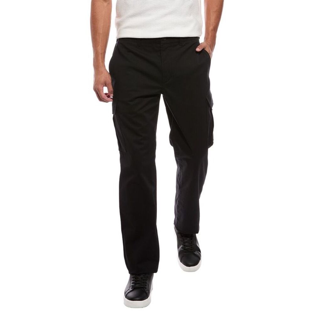 Theory Mens  Straight Marvel Pant, Black